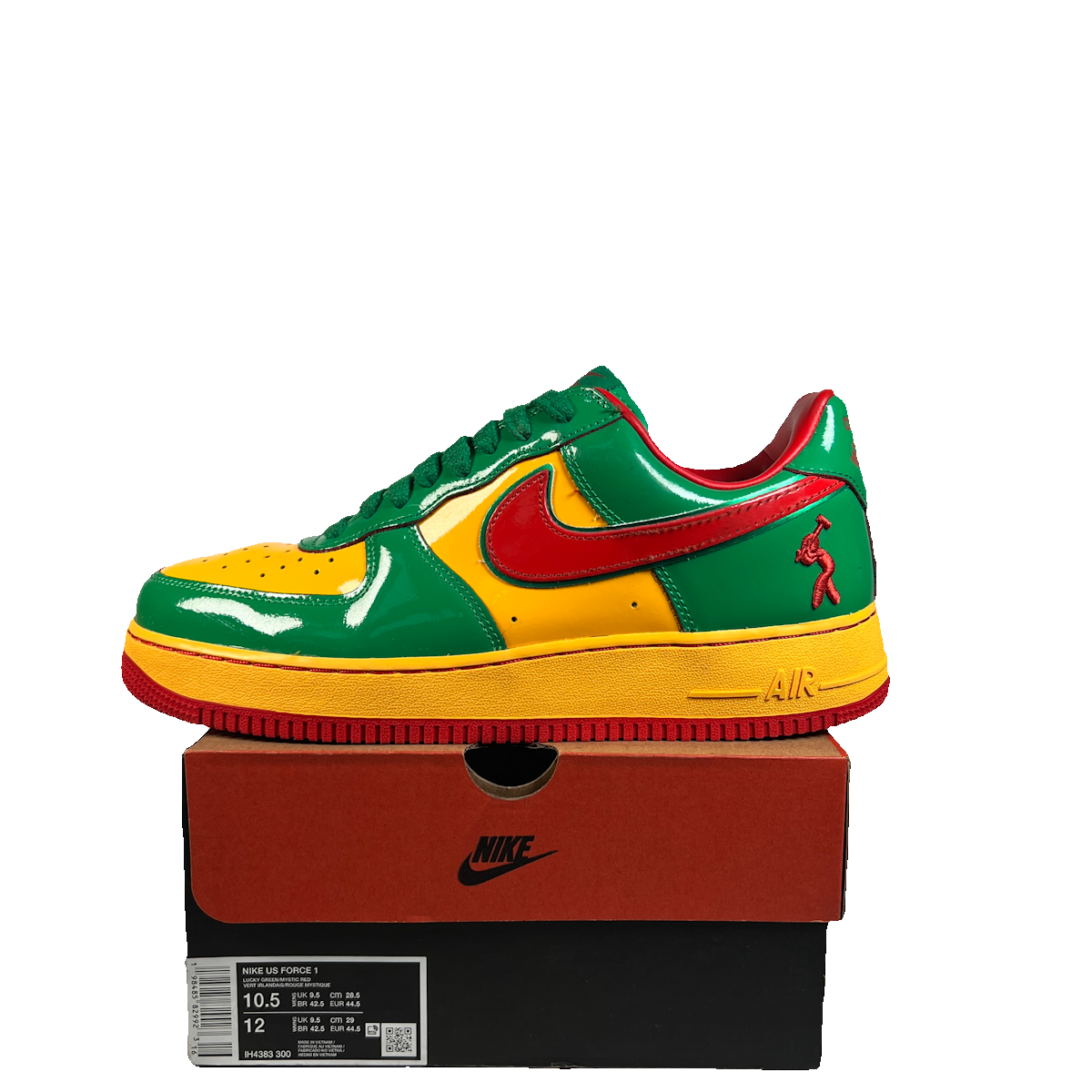 Nike Air Force 1 Low Lil Yachty Concrete Boys Lucky Green (2025) Size 10.5 USED s22740