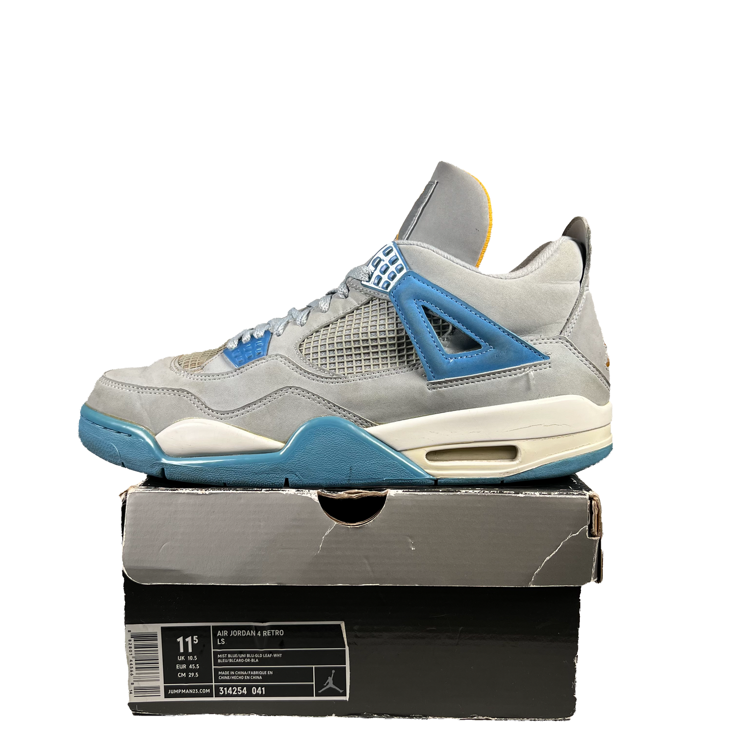 Jordan 4 Mist Blue (2006) Size 11.5 USED s19794