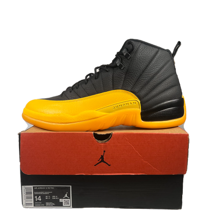 Jordan 12 Black University Gold (2020) Size 14 USED s20038