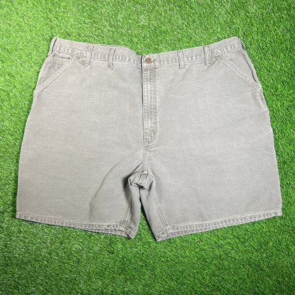 Carhartt Cargo Green Shorts Size 50 USED v18086