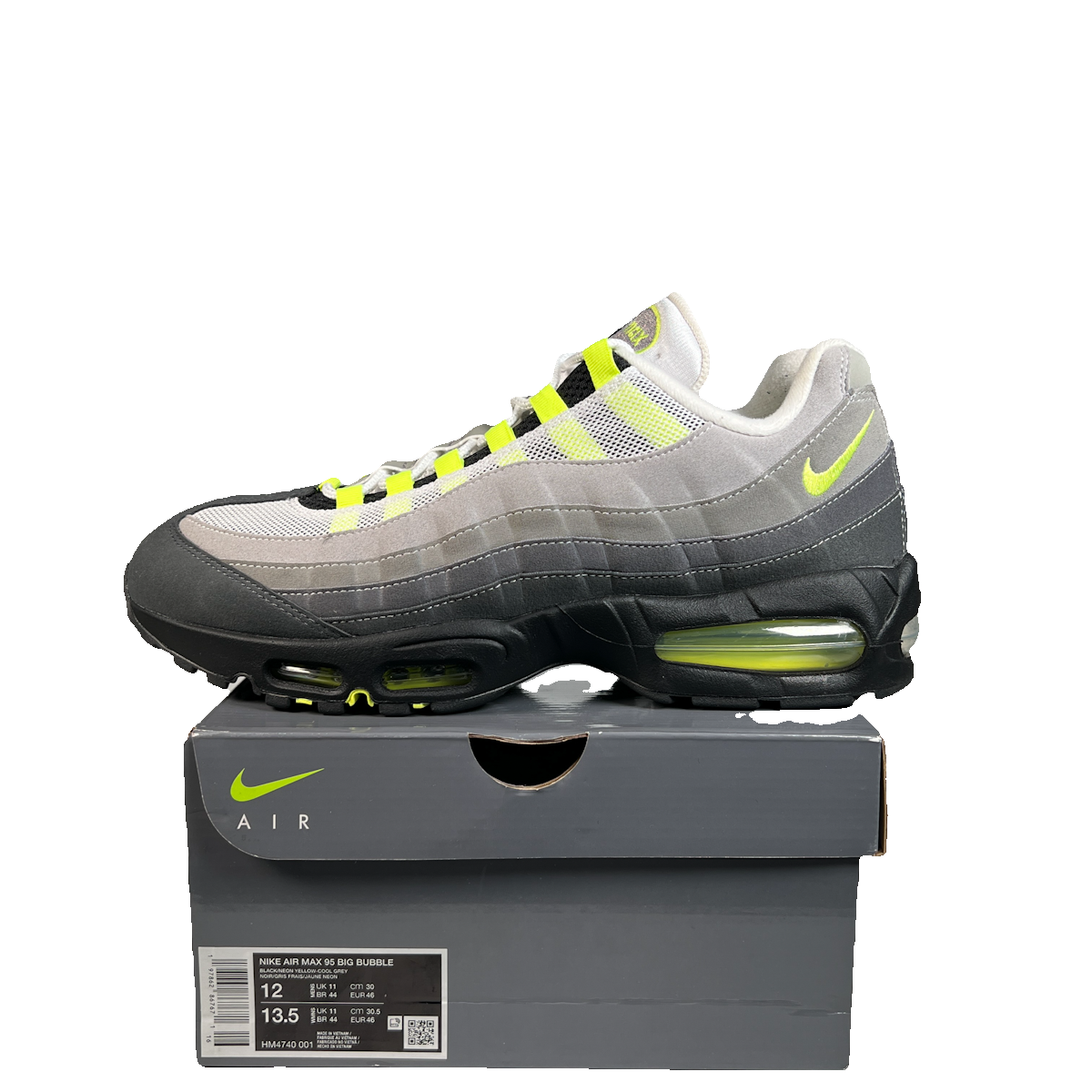 Nike Air Max 95 Big Bubble Neon (2025) Size 12 USED s23072