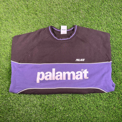 Palace Palamat Crew Black/Navy Size XL USED x15783