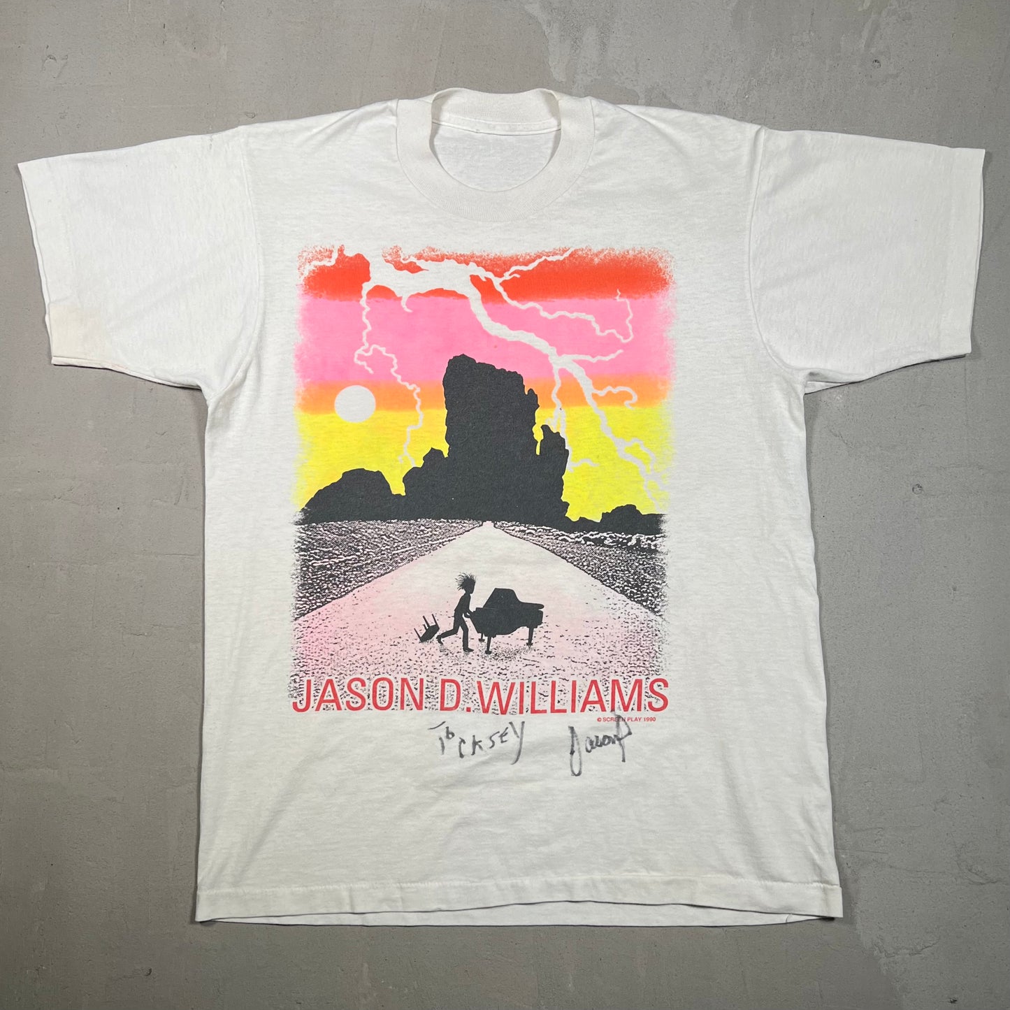 1990 Jason D. Williams Western Tee Size Medium USED v19172
