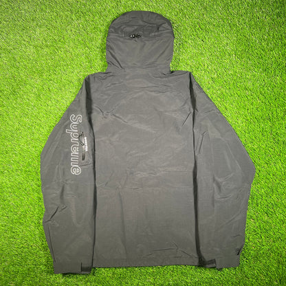 Supreme 2021 Goretex Tech Shell Black Jacket Size Medium USED x15361