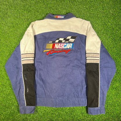 Y2K Nascar "Racing Champions" Blue Jacket SIze XL USED v17896