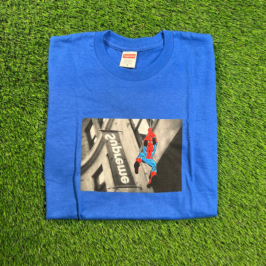 Supreme Blue Spider Man Tee (2026) Size Small NEW x16472