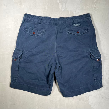 Polo Ralph Lauren Navy Blue Cargo Shorts Size 42 USED v20255
