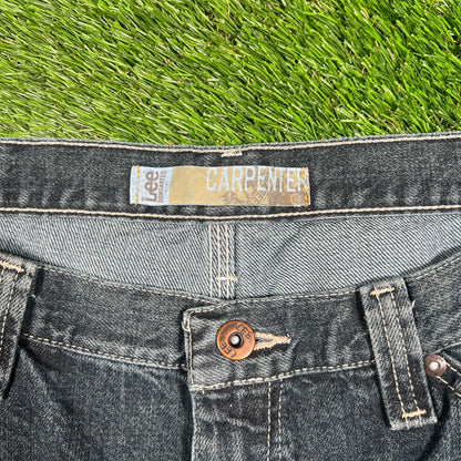 Y2K Lee Dungarees Blue Carpenters Size 36 USED v17628