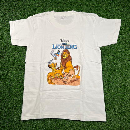 Disneys Kids The Lion King White Tee Size Small (Kids) USED v18433