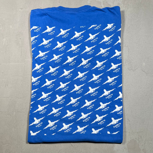 Supreme Planes Blue Tee (2015) Size Medium USED x17331