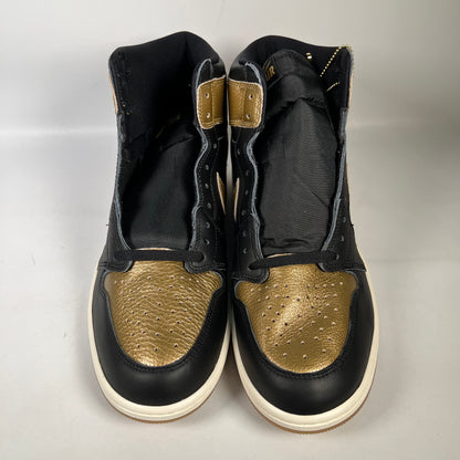 Jordan 1 High Black Metallic Gold (2024) Size 13 NEW s20503