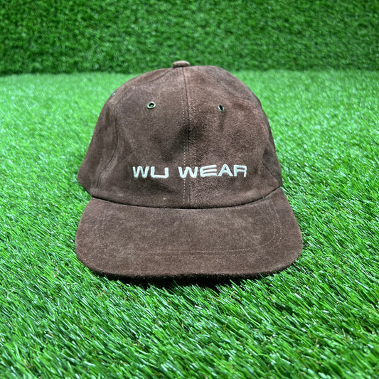 1990s Wu Wear Tang Brown Suede Hat USED v17017