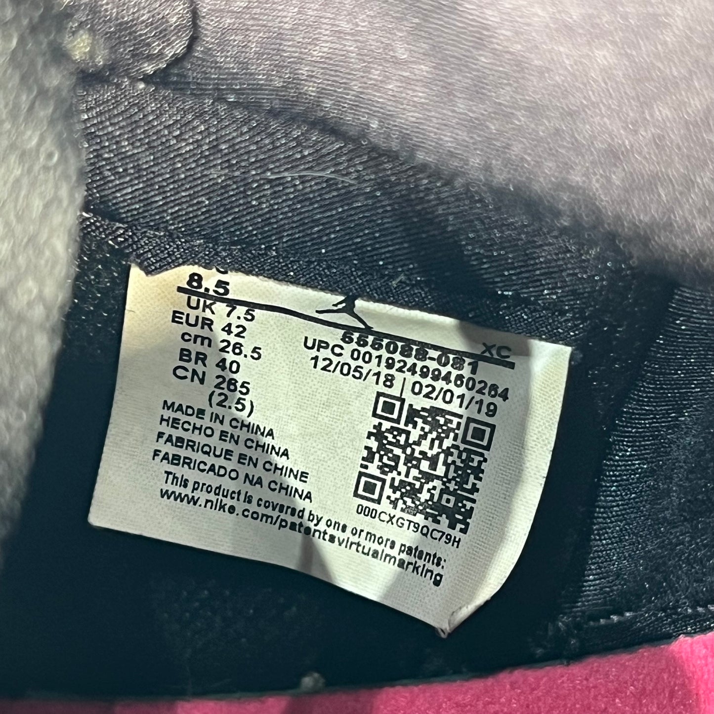 Jordan 1 High Crimson Tint (2019) Size 8.5 USED s17512