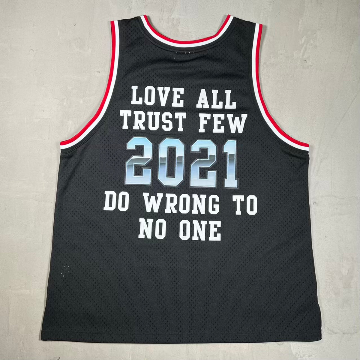 Supreme Mitchell & Ness Basketball Jersey Black (2021) Size XL USED x18385