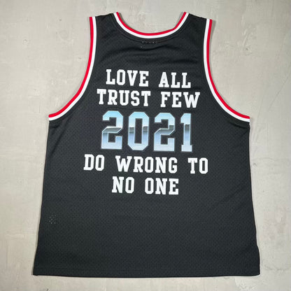 Supreme Mitchell & Ness Basketball Jersey Black (2021) Size XL USED x18385