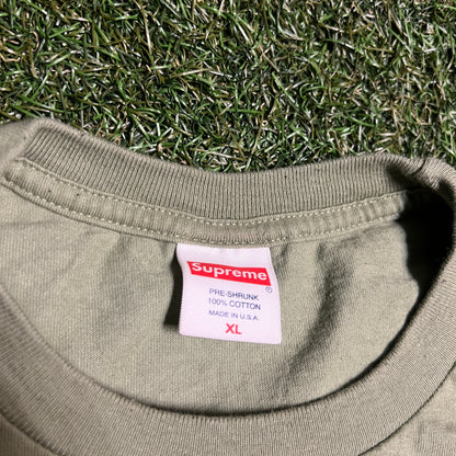 Supreme Love That Supreme Green Tee Size XL USED x13552