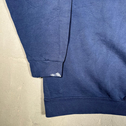 1990s Nike White Tag Navy Crewneck Size XL USED v19075