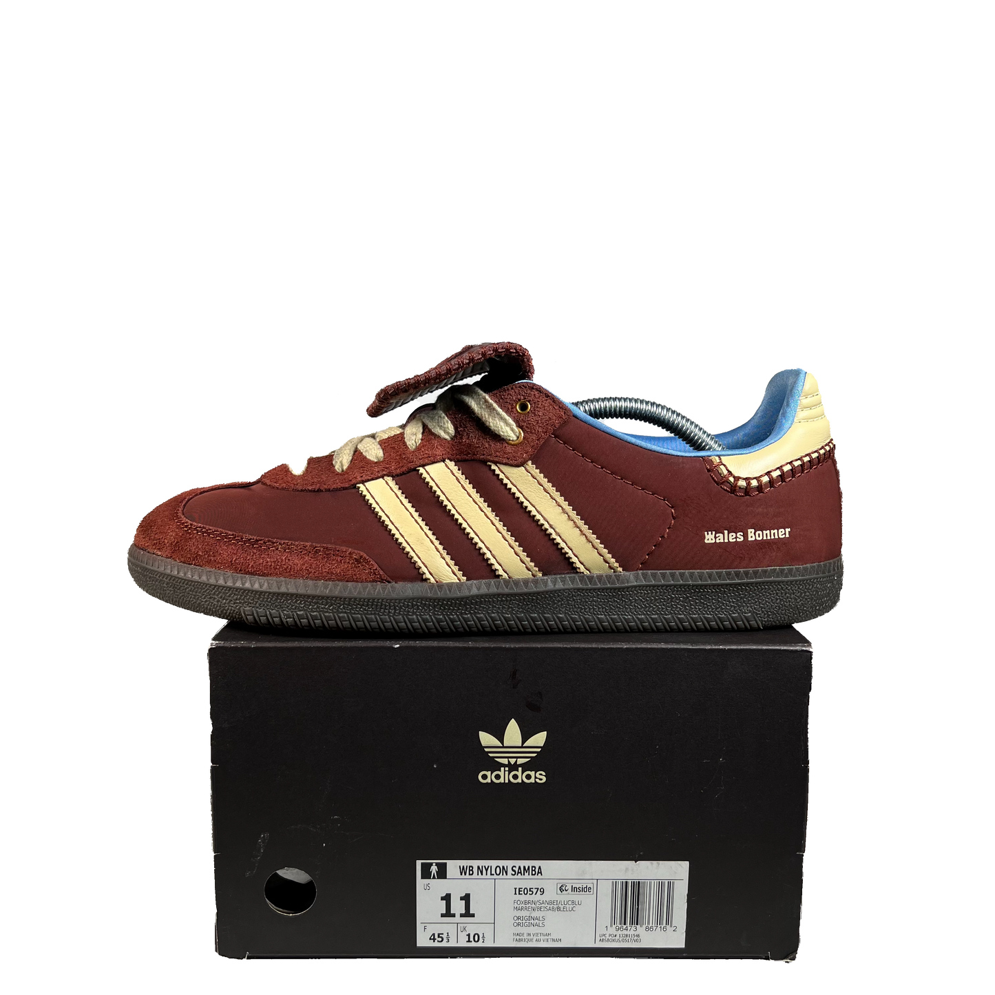 Adidas Samba Nylpon Wales Bonner Fox Brown (2023) Size 11 USED s22226