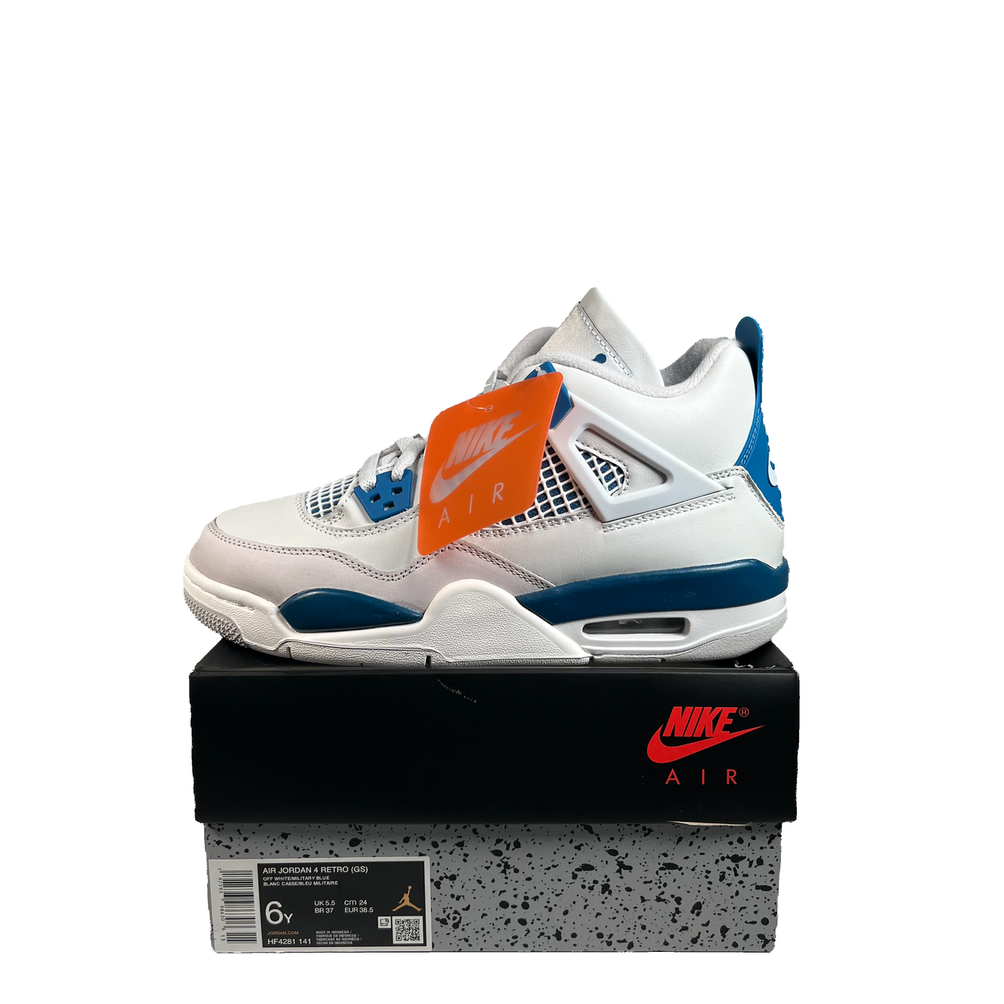 Jordan 4 Military Blue (2024) Size 6Y NEW s22294