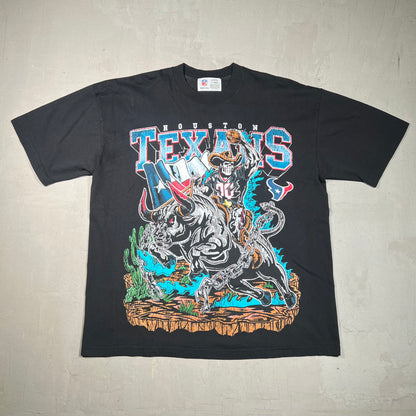 Warren Lotas x NFL Houston Texans Wrangler Black Tee Size XL NEW x14806