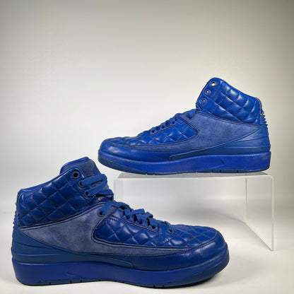 Jordan 2 Just Don Blue 2015 SIGNED Size 10.5 USED s13657