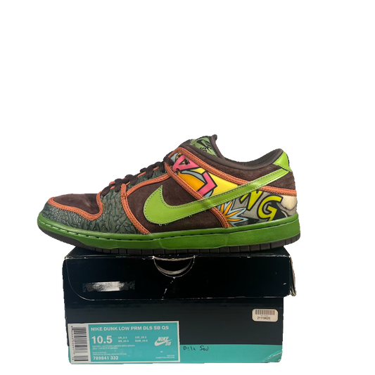 Nike SB Dunk Low De La Soul (2015) Size 10.5 USED s23758