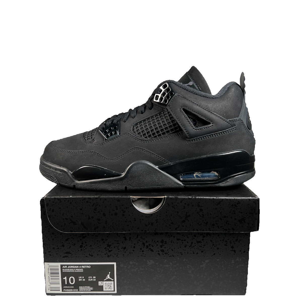 Jordan 4 Black Cat (2025) Size 10 NEW s22907