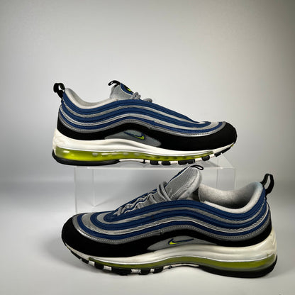 Nike Air Max 97 Atlantic Blue Voltage Yellow (2022) Size 10.5 USED s17873