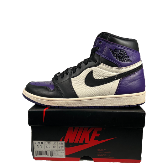 Jordan 1 Court Purple (2018) Size 11 USED s18562