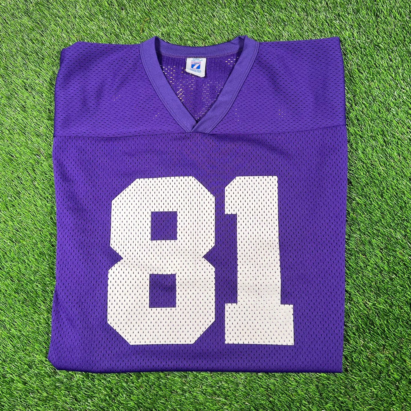 1990s Cris Carter Purple Vikings Jersey SIze Medium USED v17882