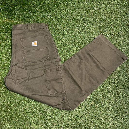 Carhartt Olive Utility Pants Size 38 NEW v16360