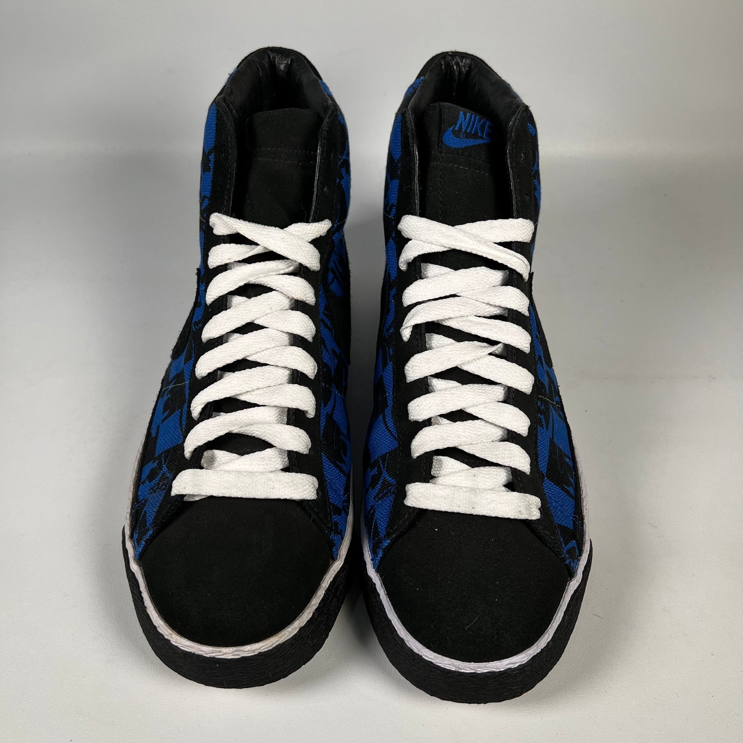 Nike SB Blazer Stussy Neighborhood Blue 2008 SAMPLE Size 9.5 USED s3826