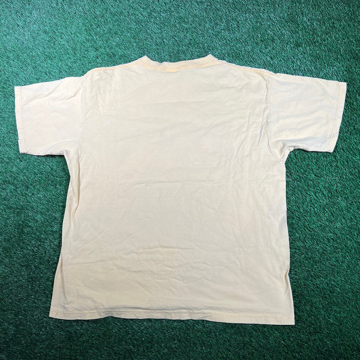 1990s Walk Disney World Yellow Tee Size XL USED v17856