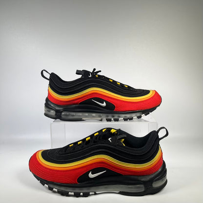 Nike Air Max 97 Black Chile Red Magma Orange (2020) Size 10 USED s23740
