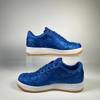 Nike Air Force 1 CLOT Blue Silk (2019) Size 7.5 USED s19190