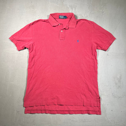 Y2K Polo Ralph Lauren Red Polo Size Medium USED v19419