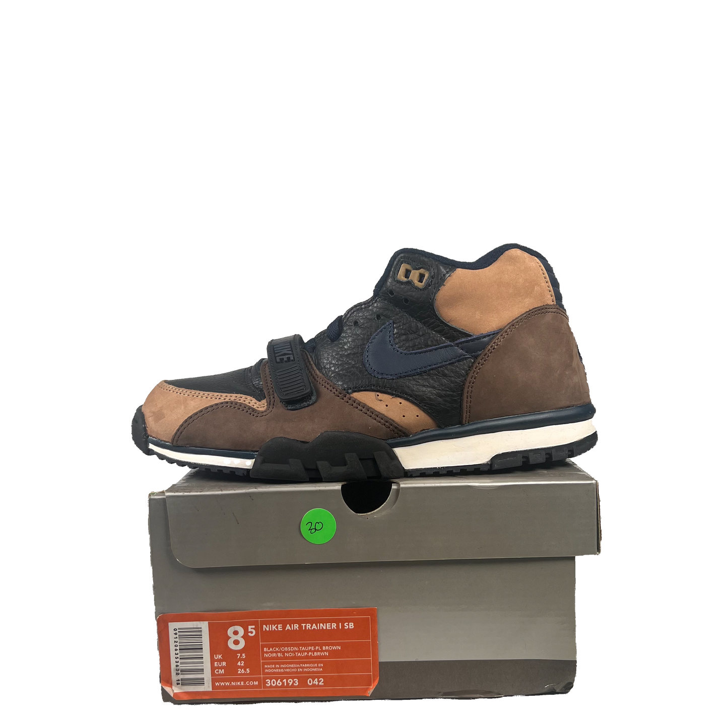 Nike Air Trainer 1 SB Paul Brown (2003) Size 8.5 USED s20549