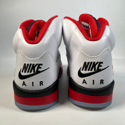 Jordan 5 Fire Red Black Tongue (2025) Size 9.5 USED s22355