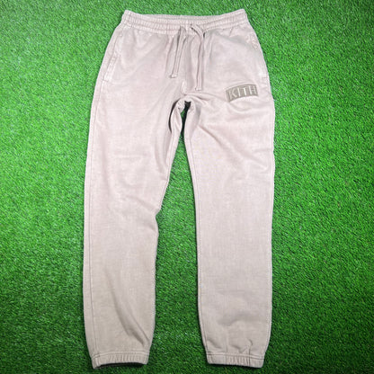 Kith Sand Box Logo Sweatpants Size Medium USED x15889