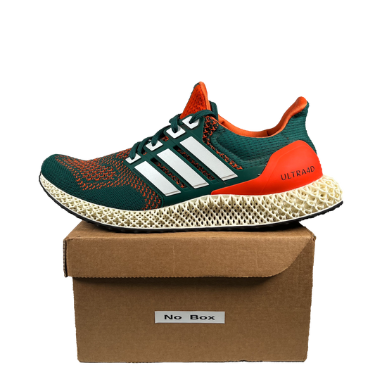 Adidas Ultra 4D Miami Hurricanes (2021) Size 11 USED s19194