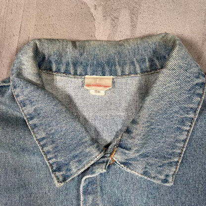 1990s Spike Lee Forty Acres Denim Blue Jean Jacket Size Medium USED v20319