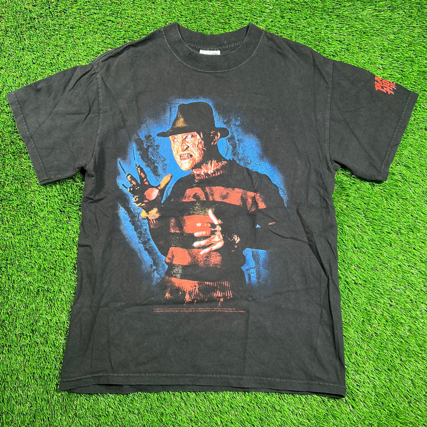 2002 Freddy Kreuger Black Tee Size Medium USED v18460