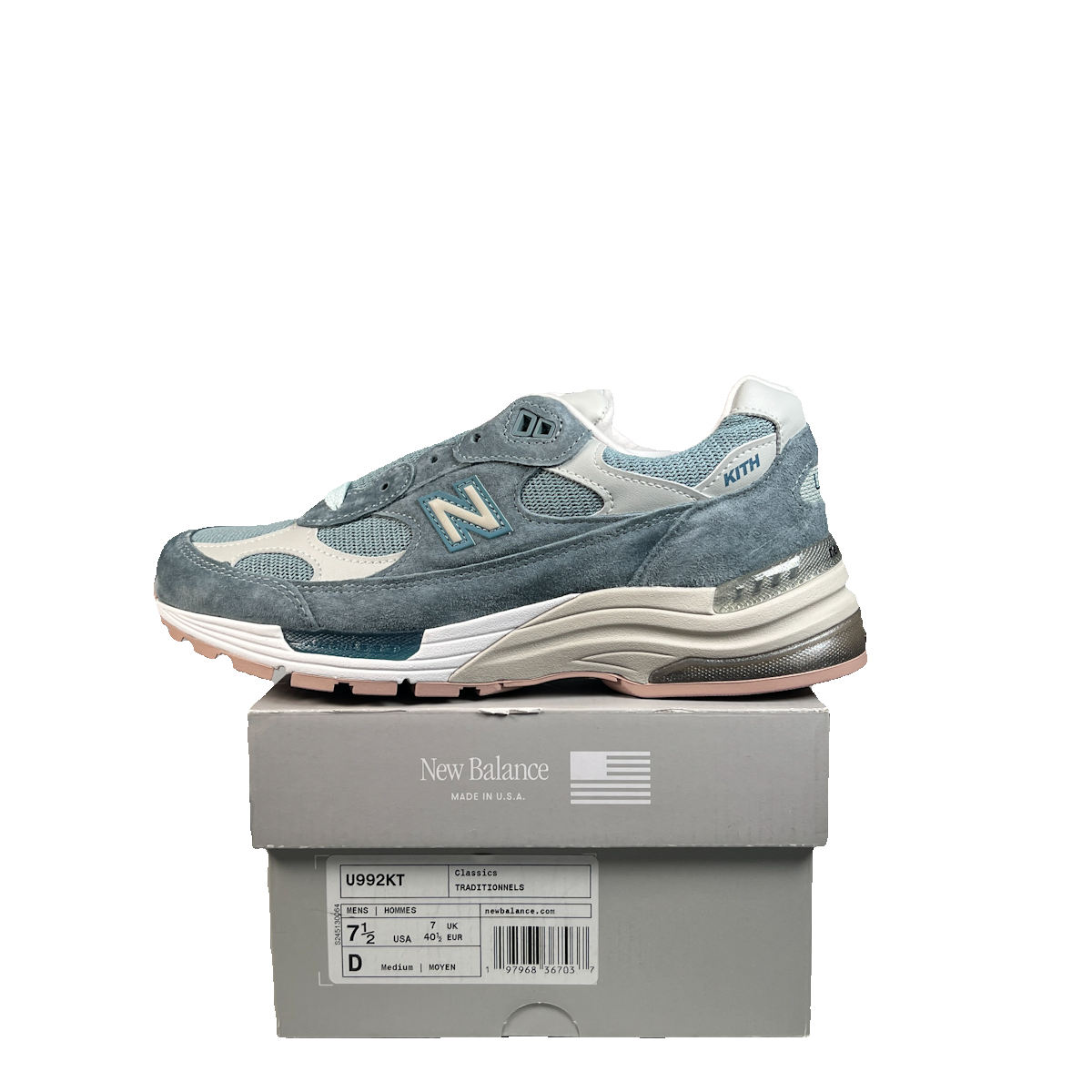 New Balance 992 Kith Osaka Pack (2025) Size 7.5 NEW s23306
