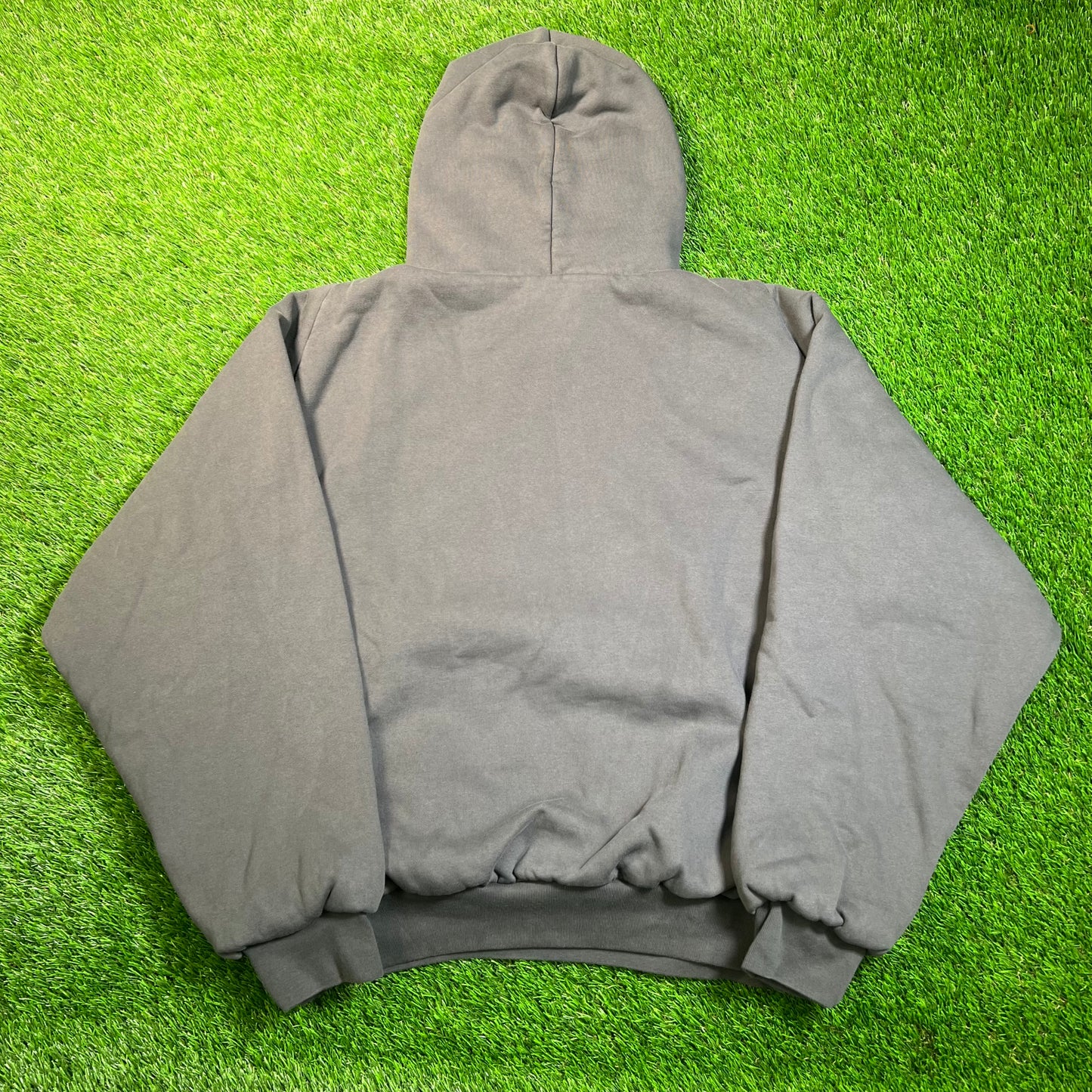 Yeezy Gap Double Layer Thick Grey Hoodie Size Large USED x16880