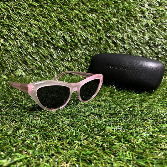 Ferragamo Cat Eye Pink Sunglasses USED x13442