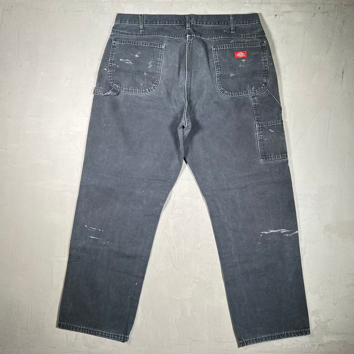 Y2K Dickies Workwear Black Canvas Pants Size 40x34 USED v20144