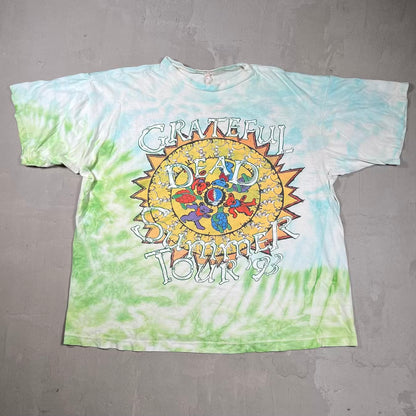 1993 Grateful Dead Summer Tour Everyday Day Tie Dye Tee Size XL USED v20160