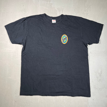Supreme Spin Tee Black (2016) Size XL USED x17503