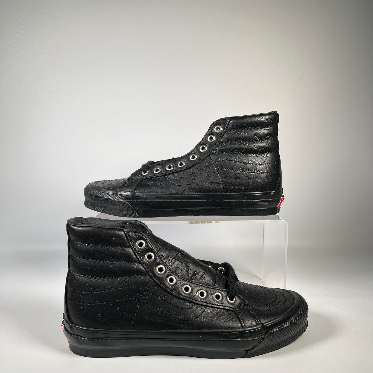 Vans Sk8-Hi LX Jim Goldberg Black Leather (2020) Size 8 NEW s20197