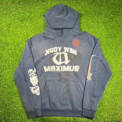 Travis Scott Maximus Utopia Metlife Navy Hoodie Size XL USED X16525
